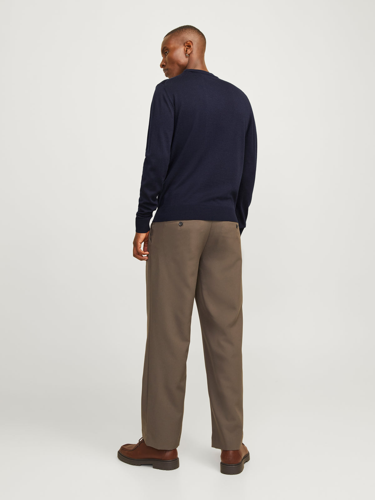 JJMILANO STITCH KNIT CREW NECK SN