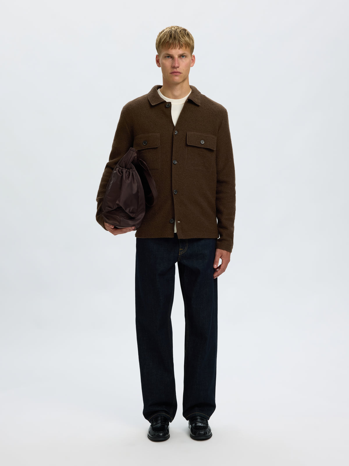 SLMNEALY LS KNIT REG WORKWEAR CARDI NOOS