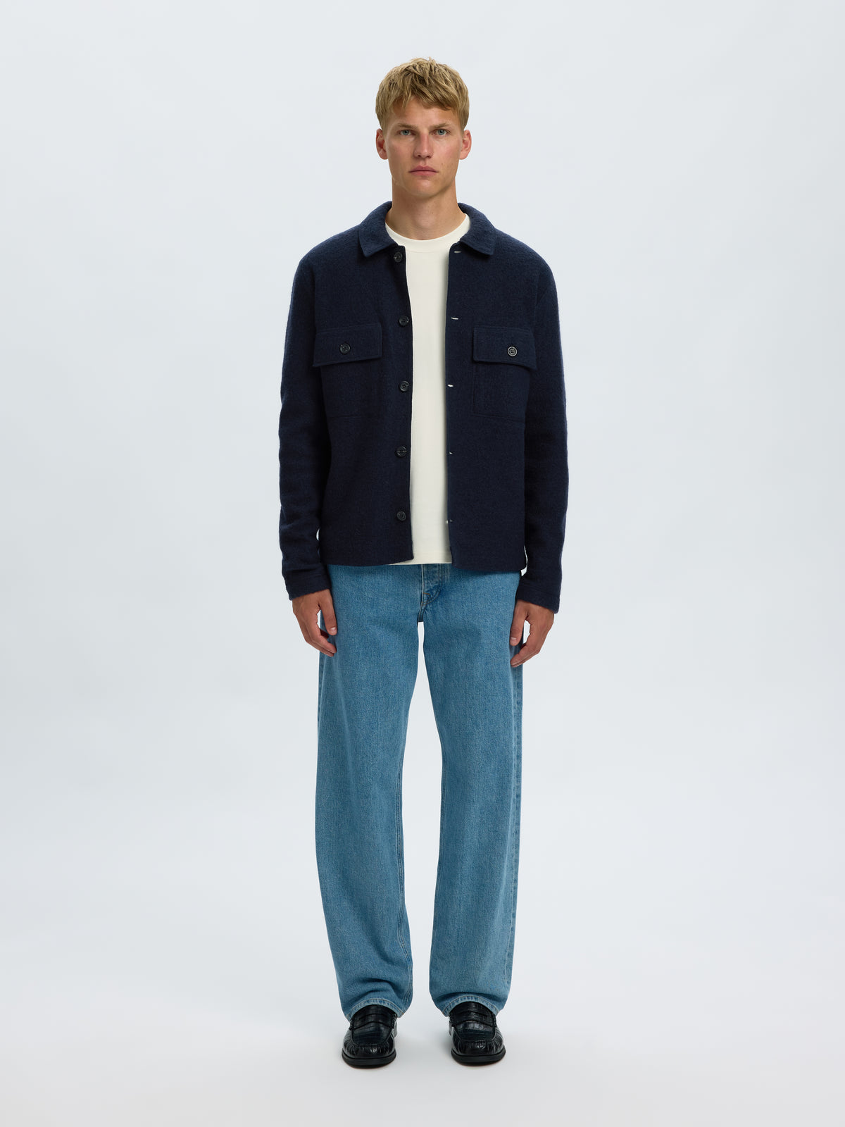 SLMNEALY LS KNIT REG WORKWEAR CARDI NOOS