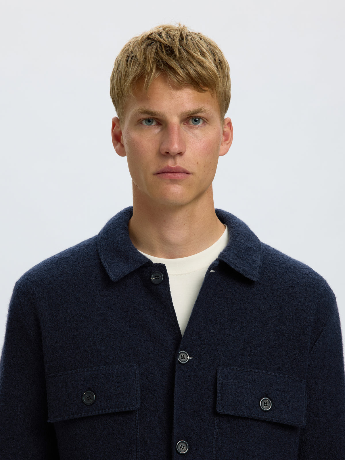 SLMNEALY LS KNIT REG WORKWEAR CARDI NOOS