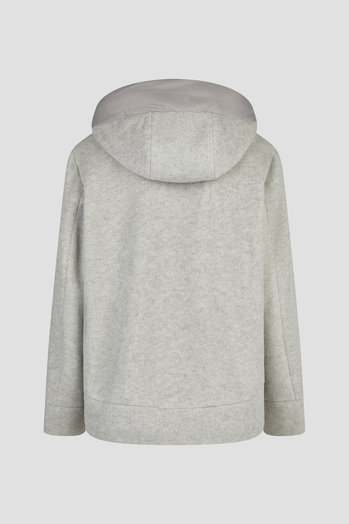 Wolljacke mit Kapuze