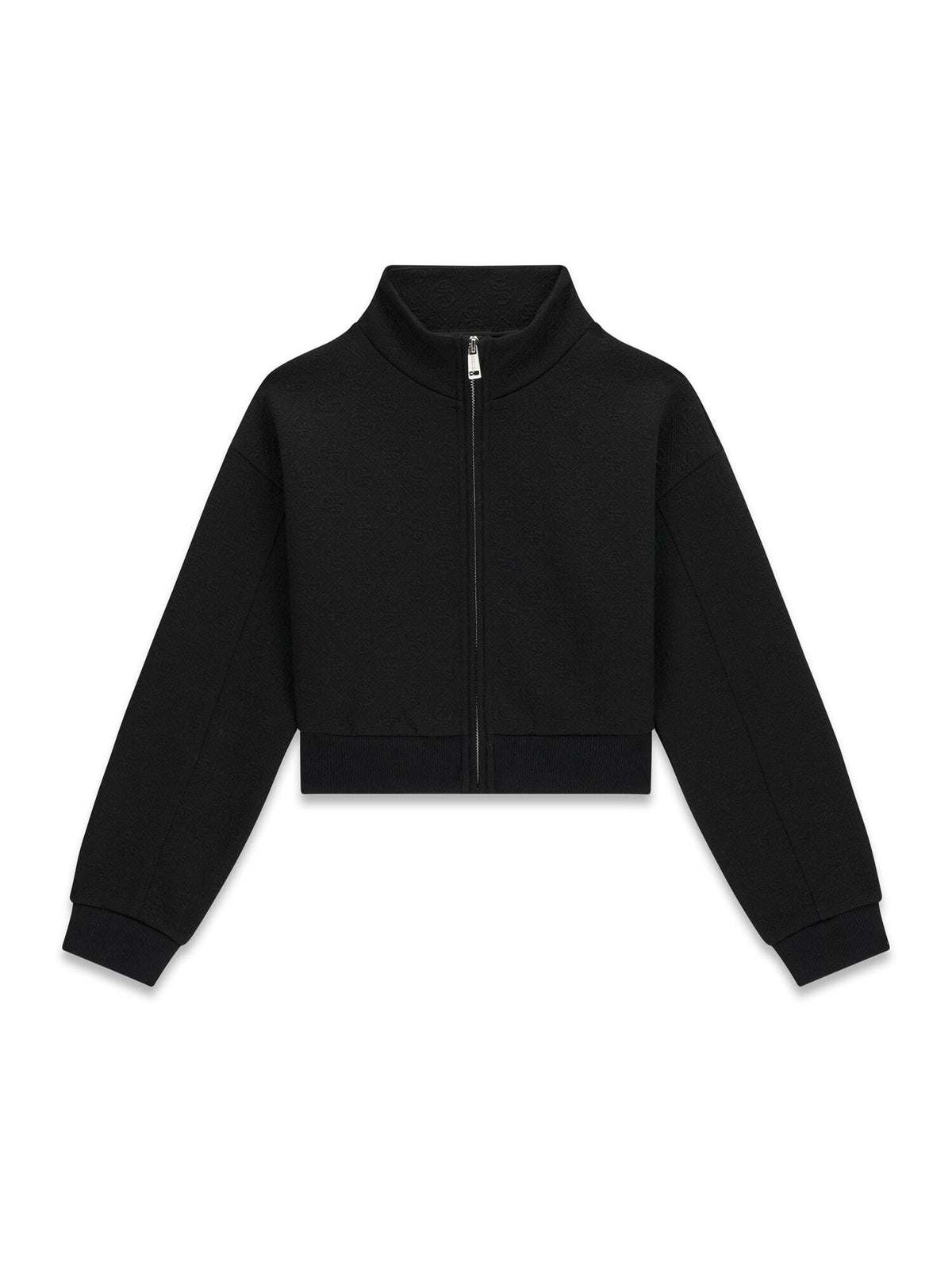 JACQUARD LS BOXY ACTIVE TOP W/