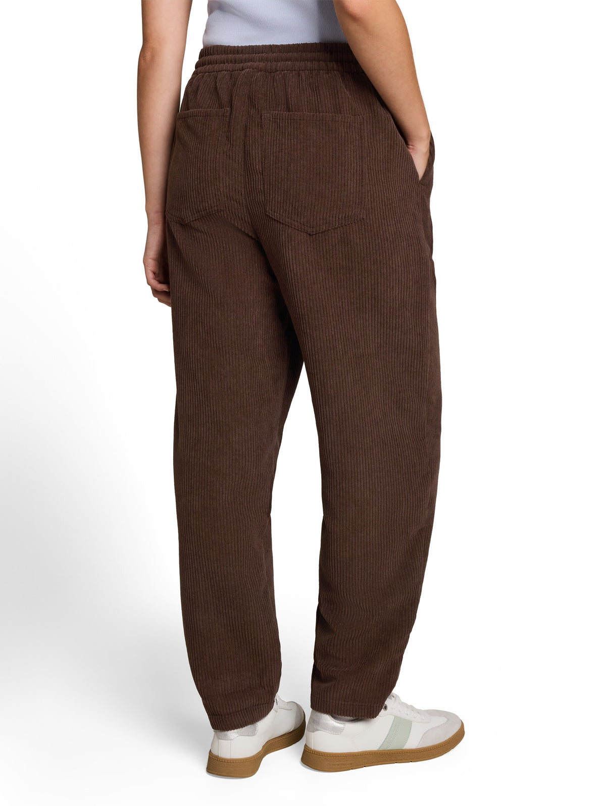 Barrel Cordhose mit Kordelzug