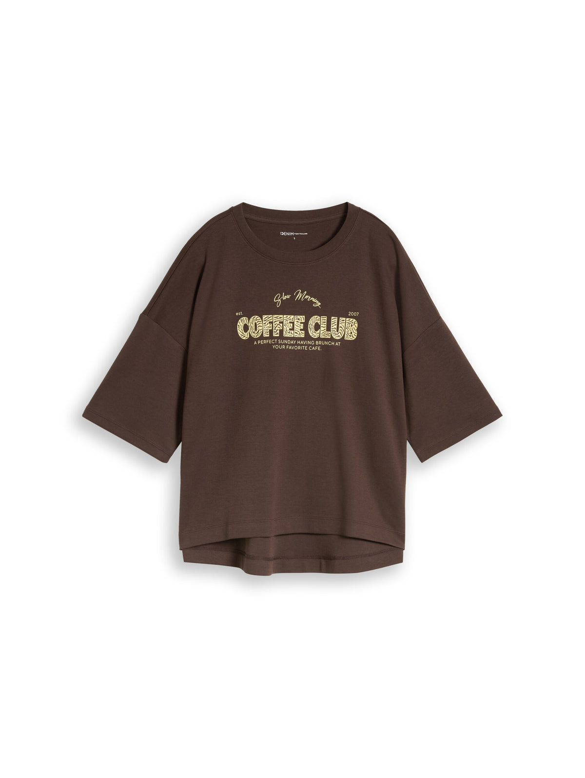Boxy Fit T-Shirt mit Print