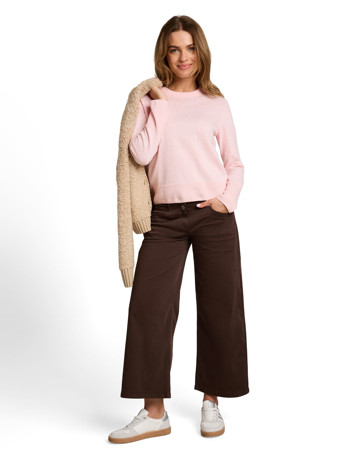 Strickpullover mit Kaschmir-Anteil