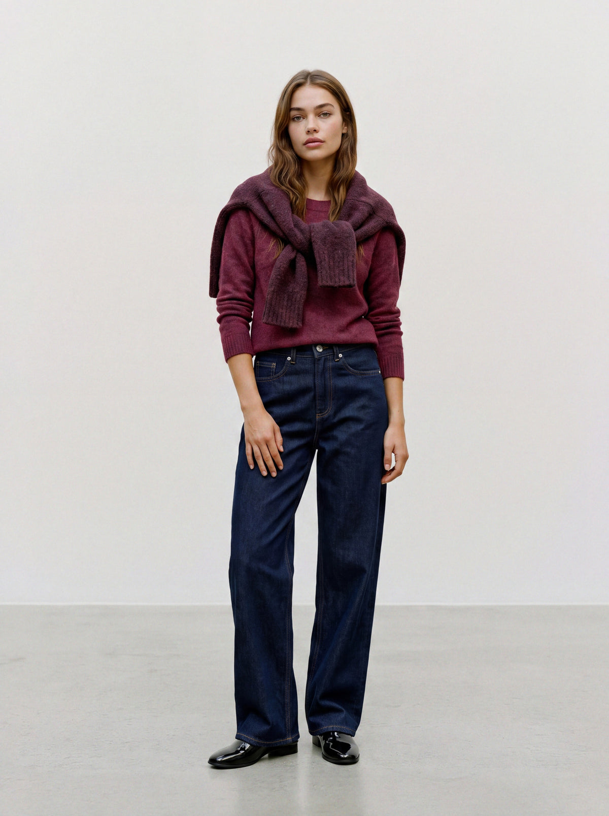 VMDOFFY LS O-NECK BLOUSE GA NOOS
