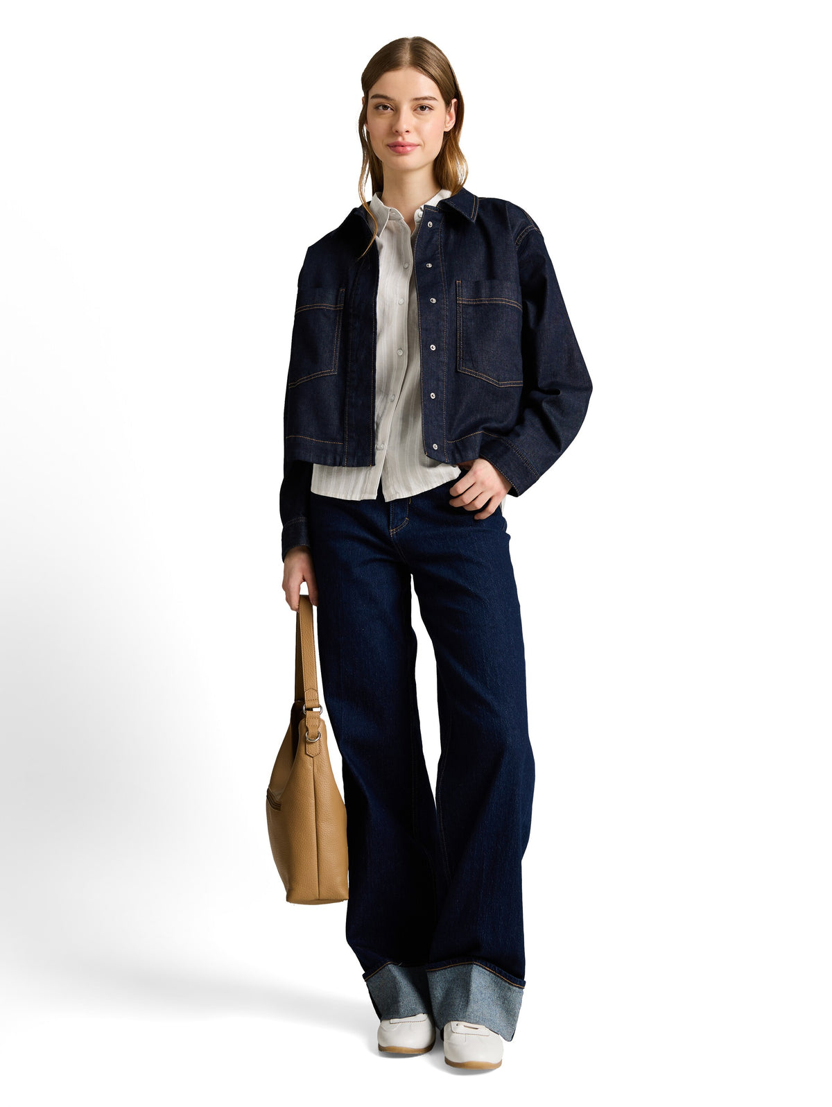 Bluse mit Streifenmuster