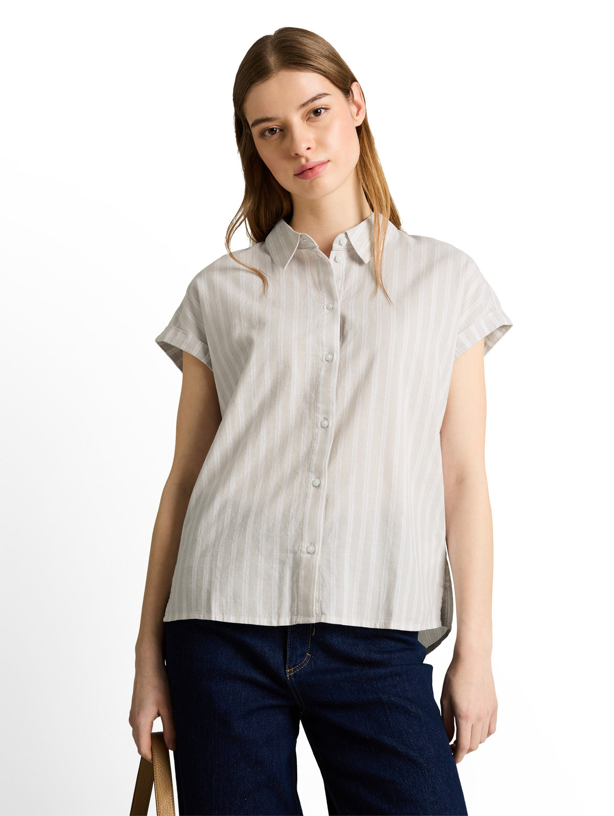 Bluse mit Streifenmuster
