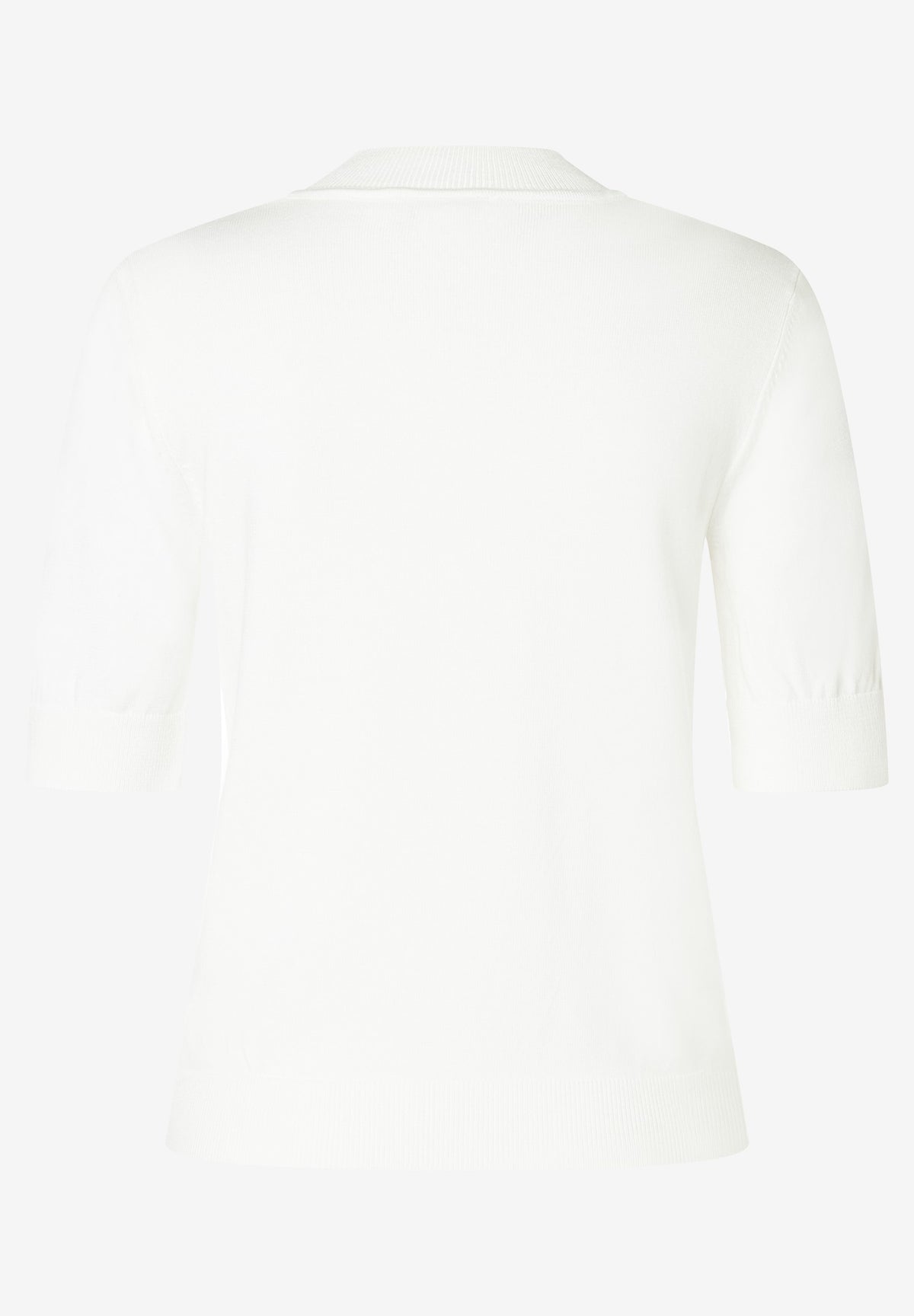Turtleneck-Pullover mit kurzen Ärmeln