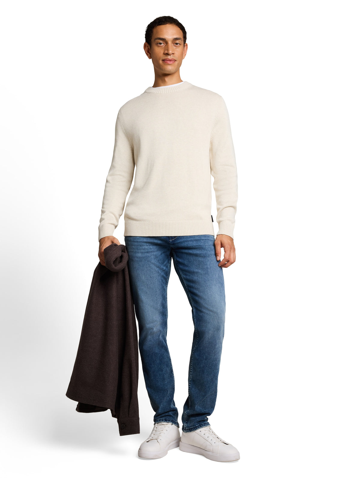 Strickpullover aus Baumwolle