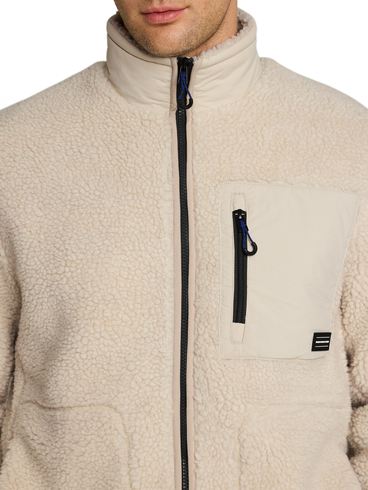 Relaxed Fit Teddy Jacke