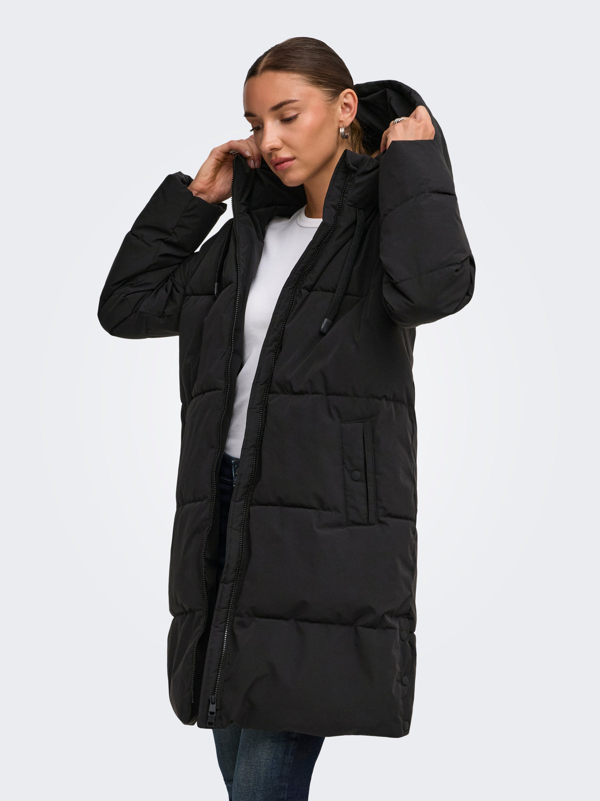 JDYBLAIR LONG HOOD PUFFER OTW SIJ NOOS