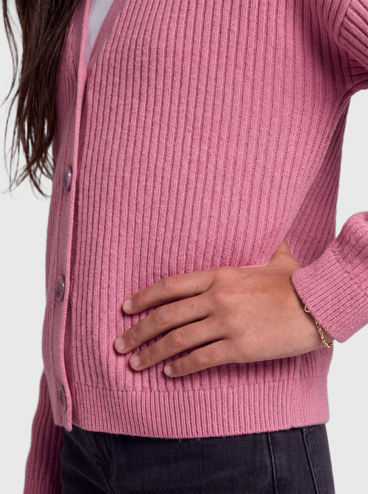 KOGMANDY LS SHORT BOXY CARDIGAN KNT NOOS
