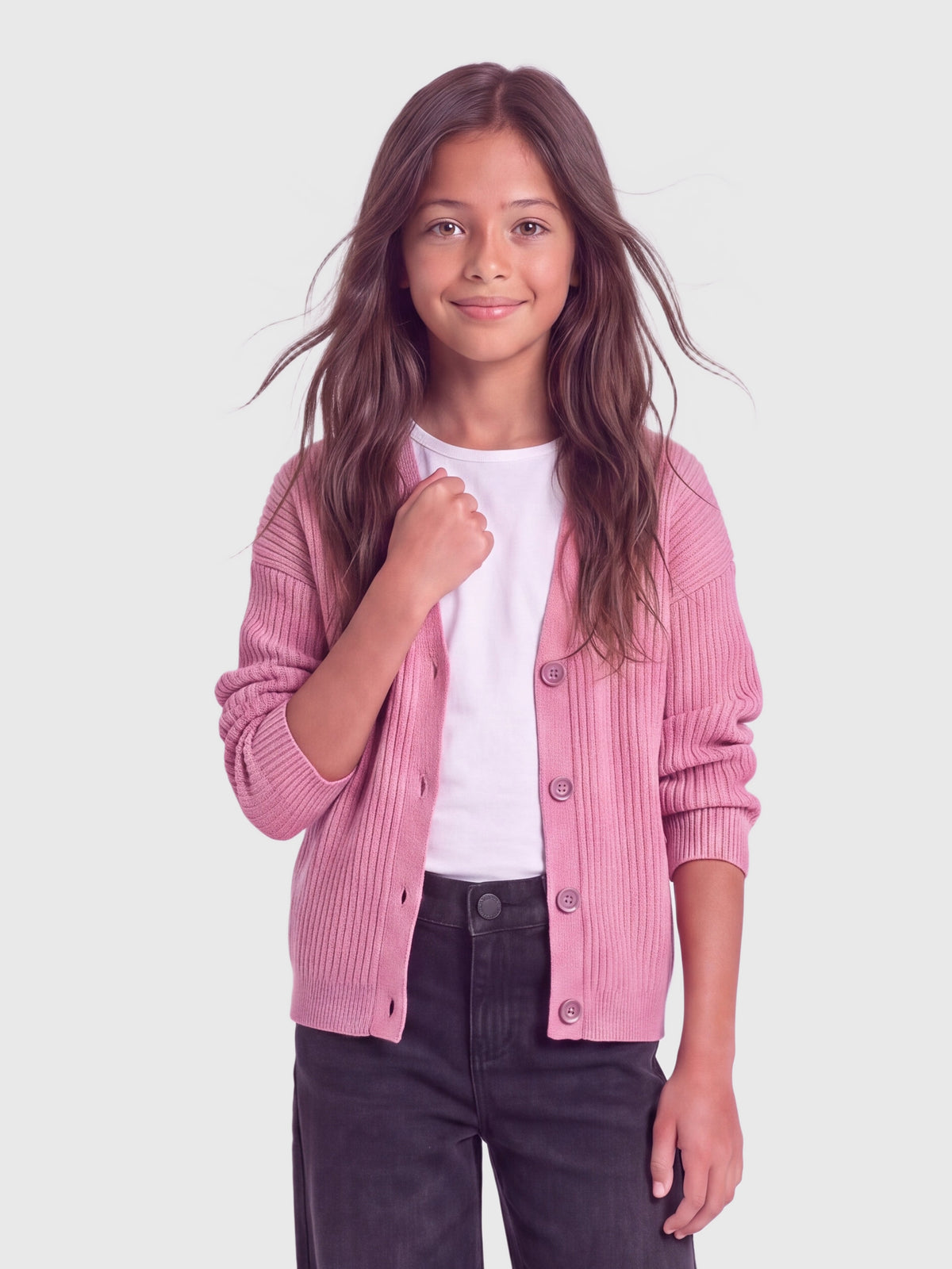 KOGMANDY LS SHORT BOXY CARDIGAN KNT NOOS