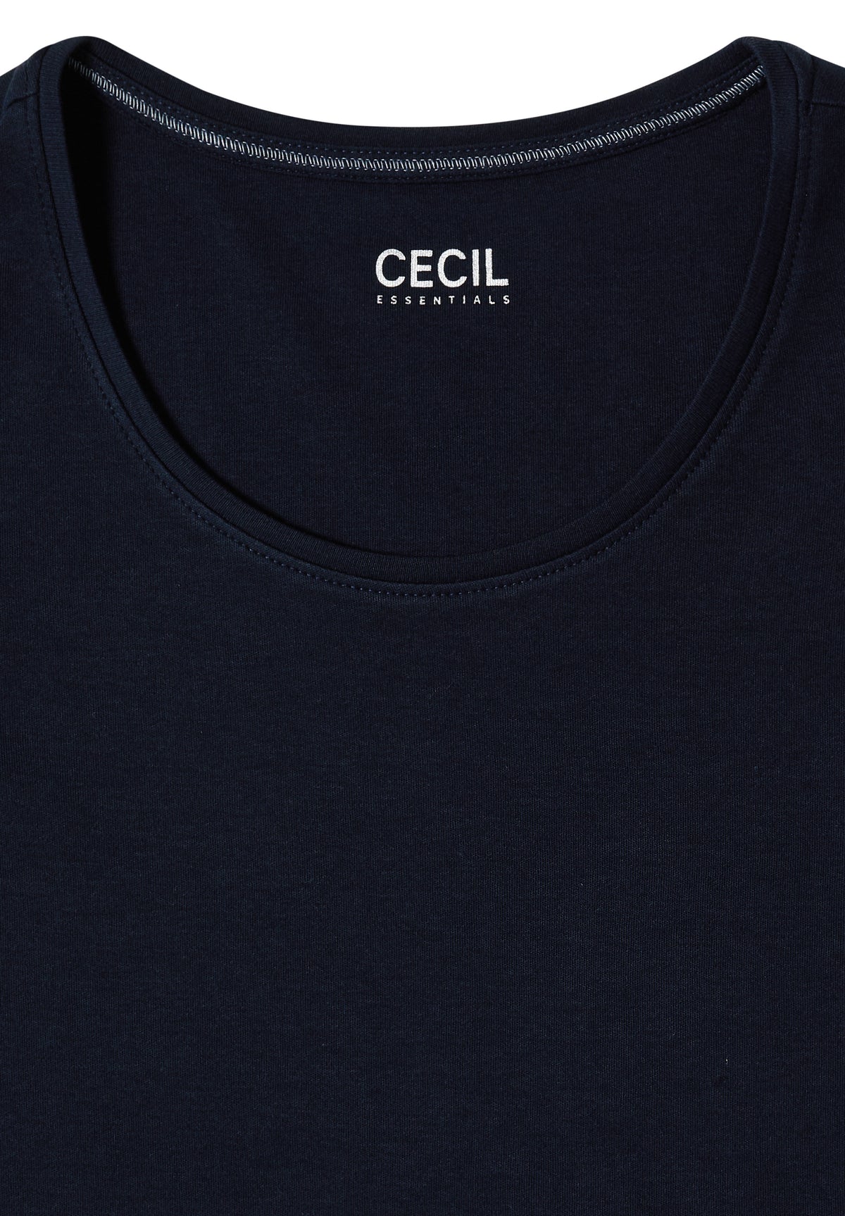 Basic Langarm Shirt mit Rundhals