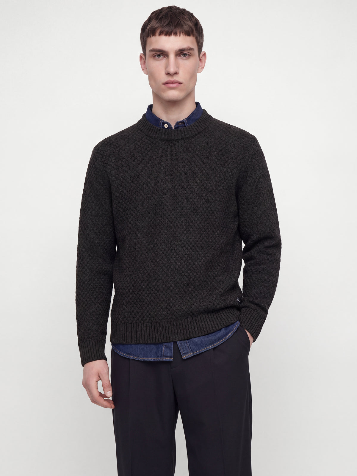 JJBLAKE KNIT CREW NECK SN