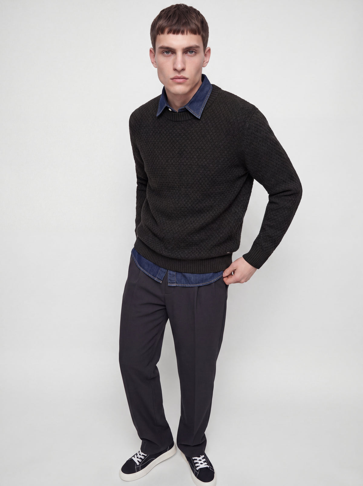 JJBLAKE KNIT CREW NECK SN