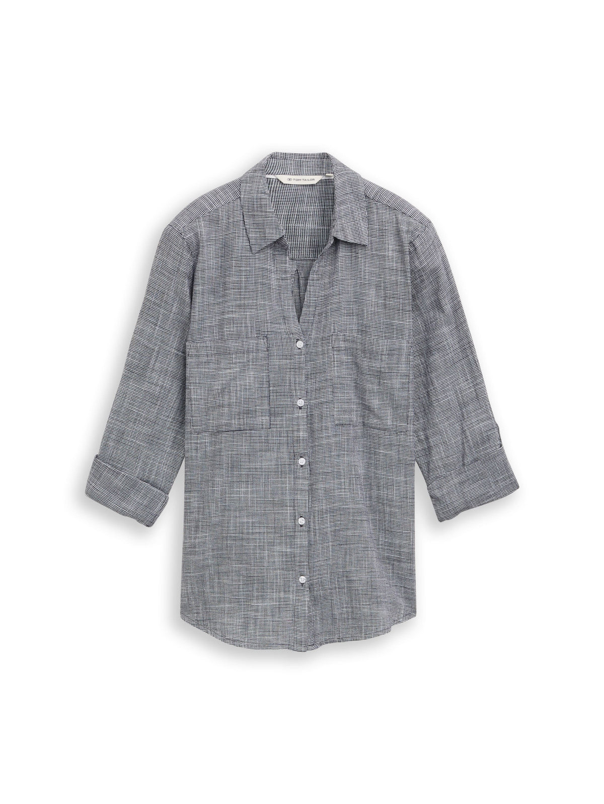Bluse mit Brusttaschen