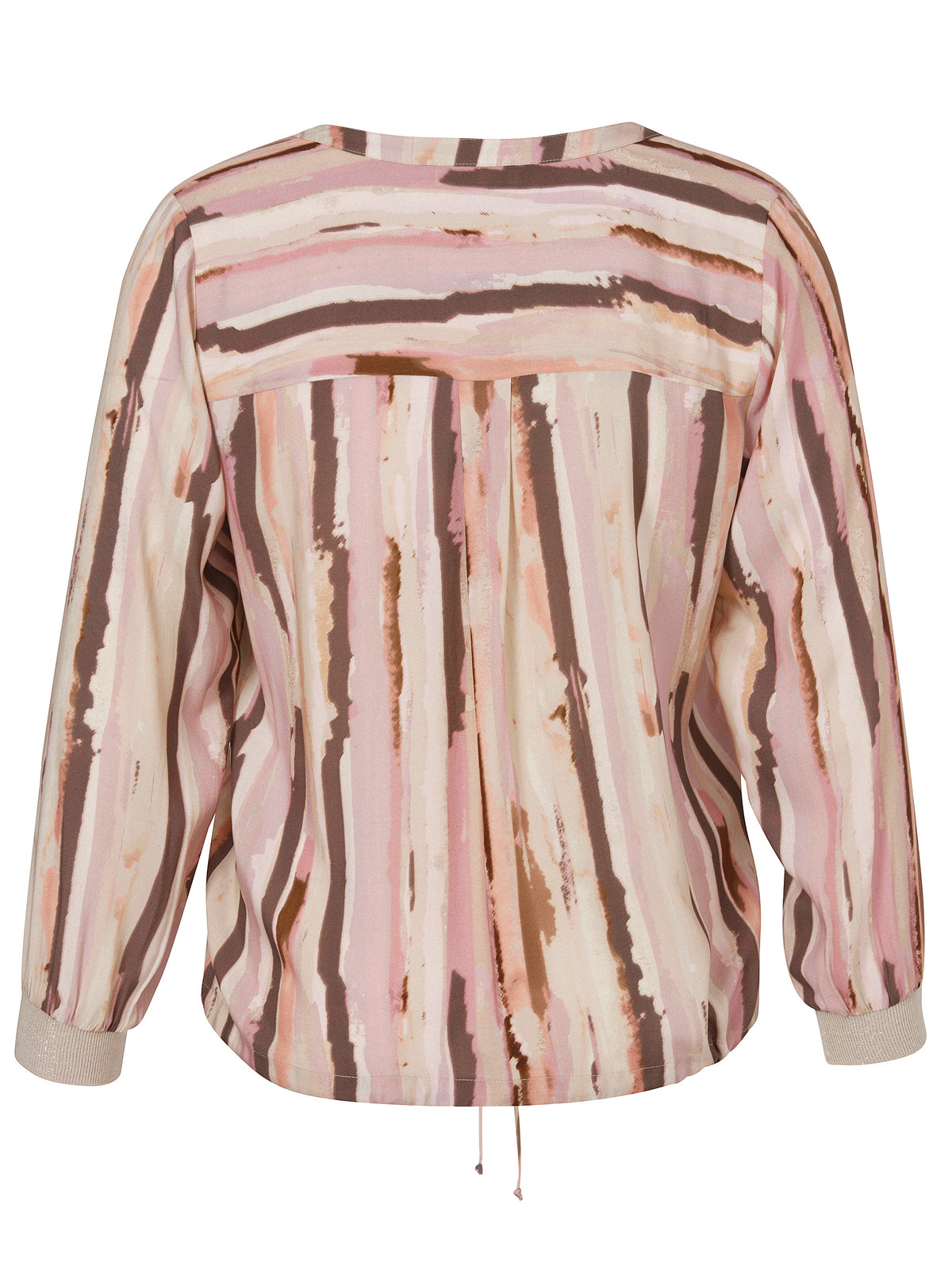 Bluse V-Ausschnitt 1/1 Arm Druck