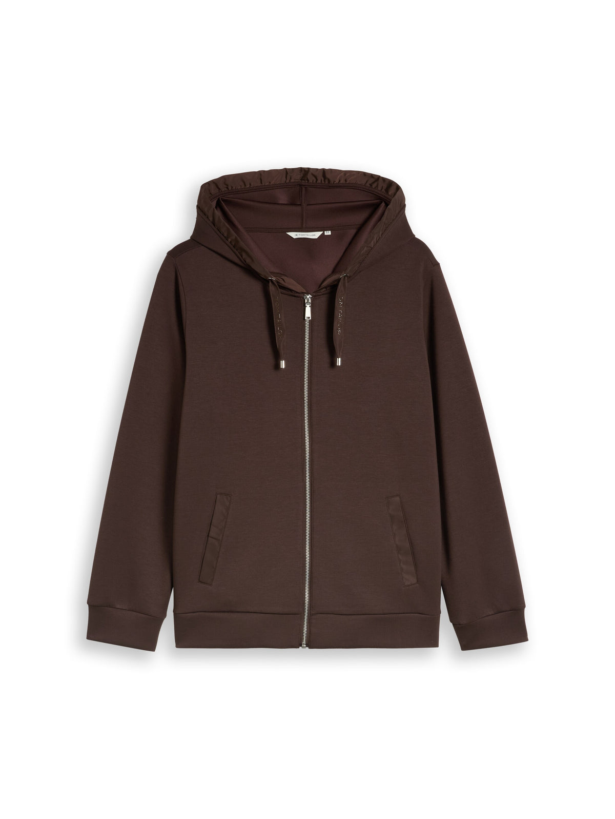Plus Size - Hoodie Sweatjacke aus Scuba