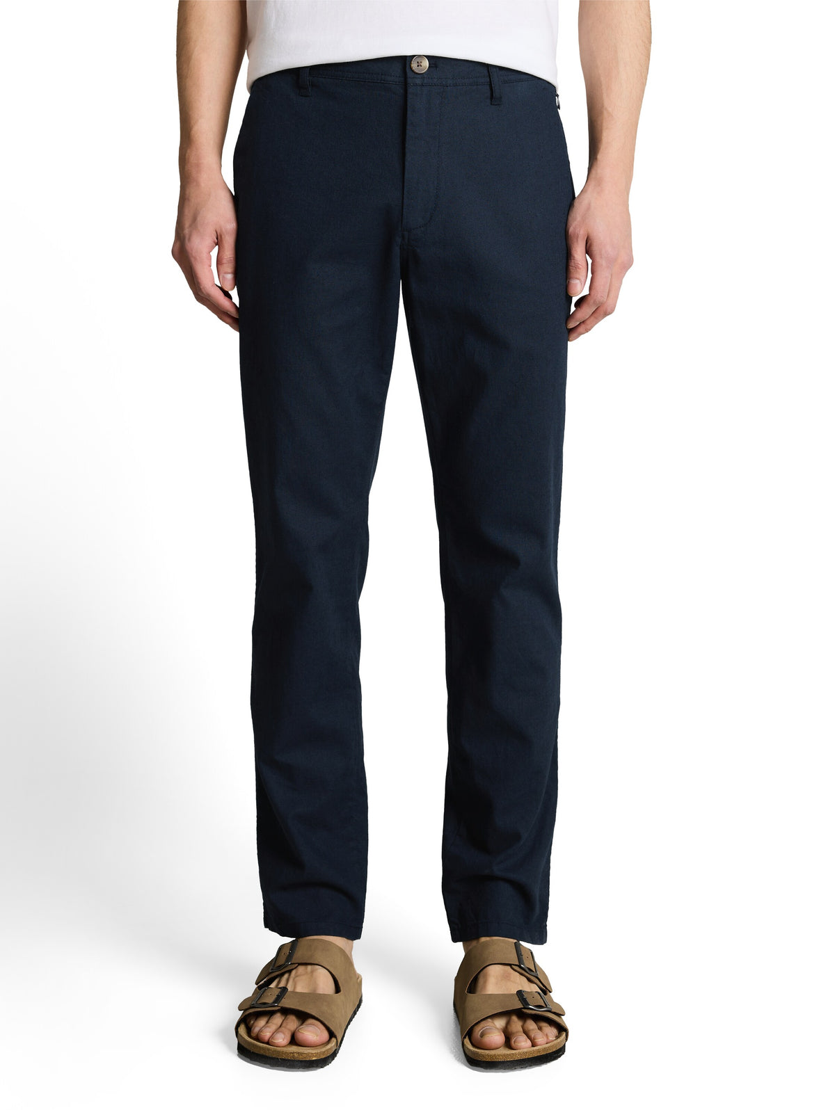 TTREGULAR Chino Hose mit Leinenanteil