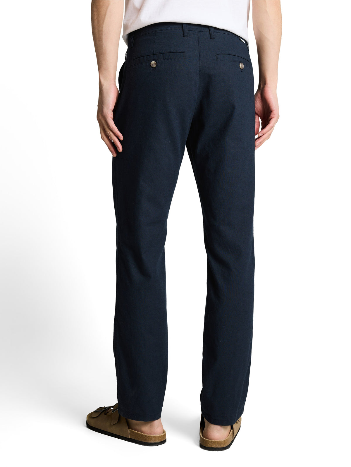 TTREGULAR Chino Hose mit Leinenanteil