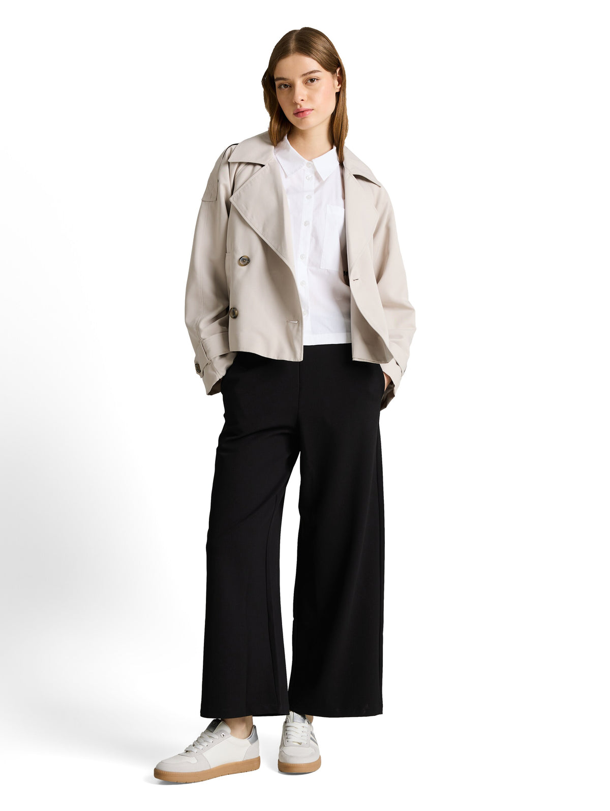 High Waist Culotte Hose