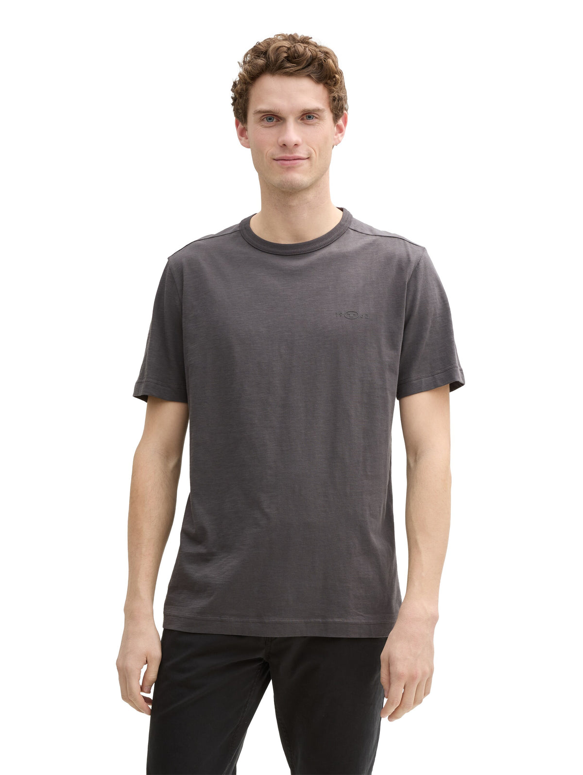 Basic T-Shirt aus Baumwolle