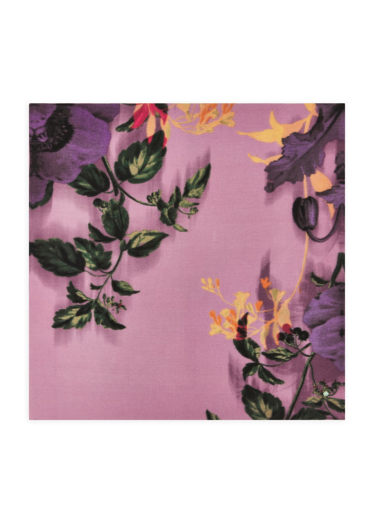 Winterlicher Loop mit Blumen-Muster