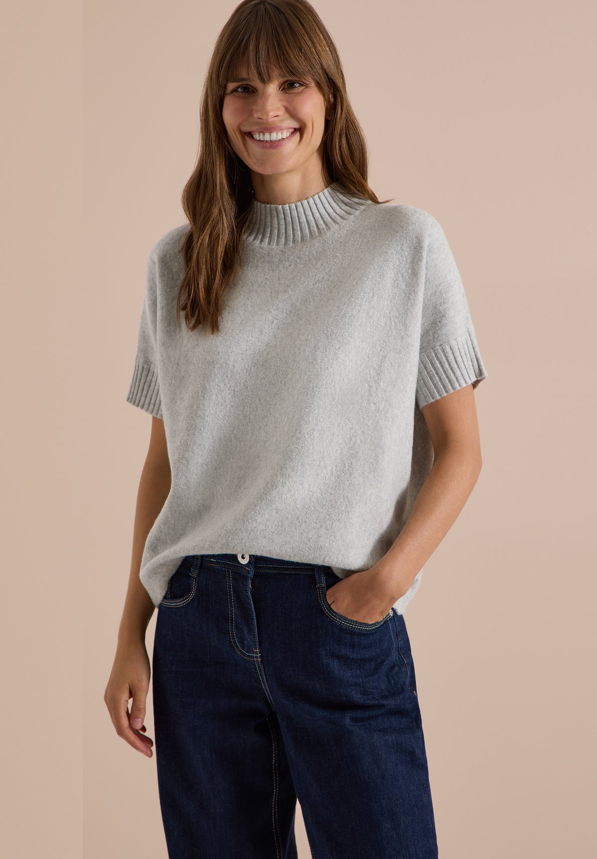 Dolman Pullover mit Turtle Neck