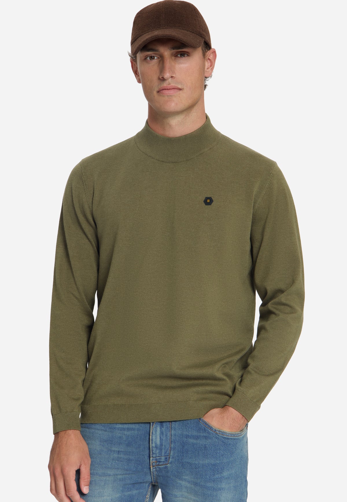 Pullover Turtle Neck Melange