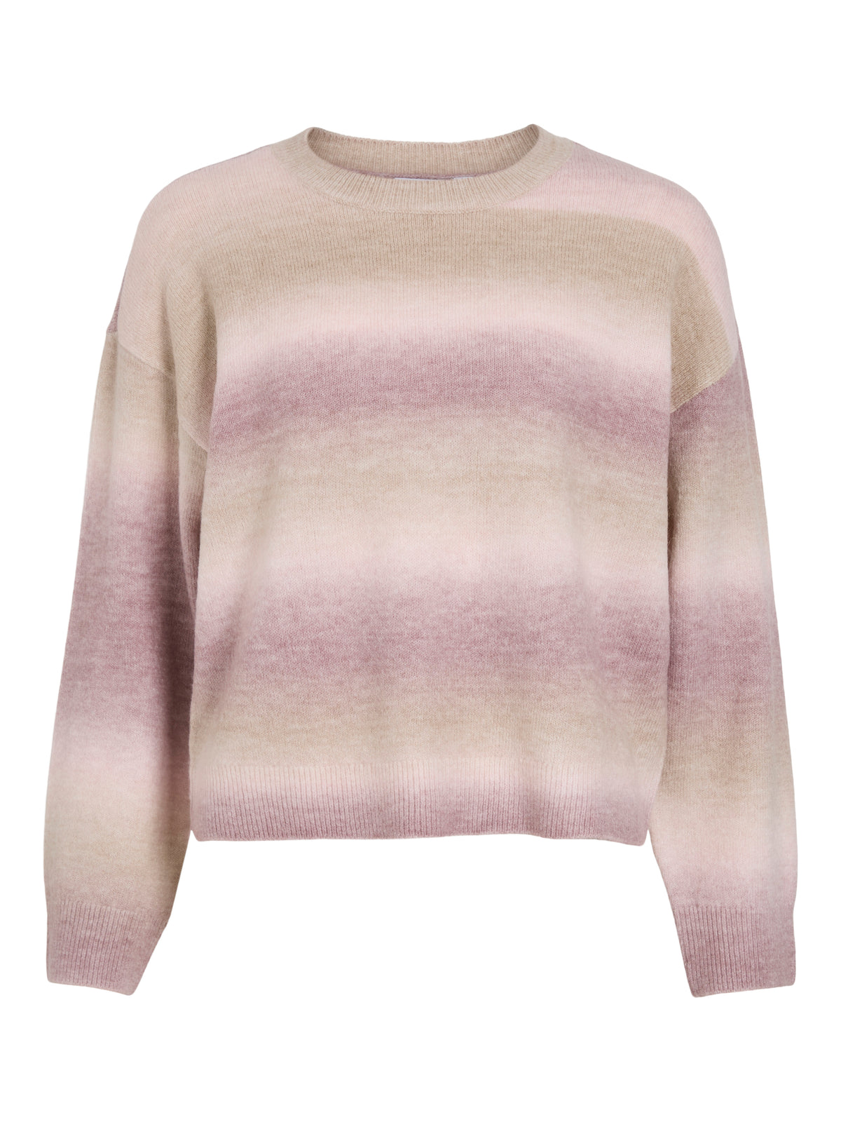 VIGINIIA O-NECK L/S KNIT TOP