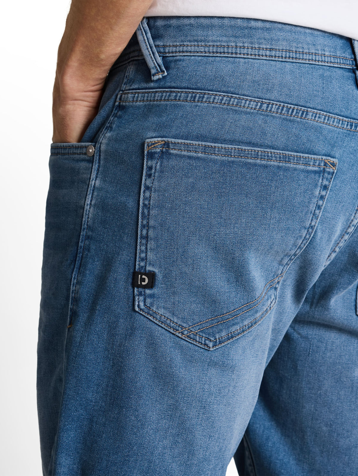 TTPIERS SLIM Jeans Shorts mit Superstretch