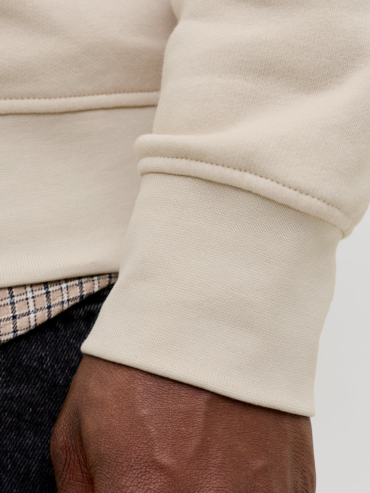 JJESOHO SWEAT QUARTER ZIP HN NOOS