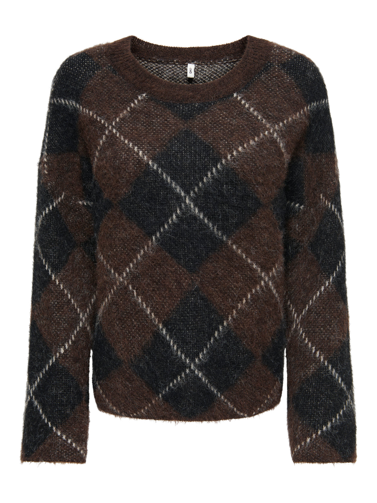 ONLNOEME LS PATTERN O-NECK NCA KNT