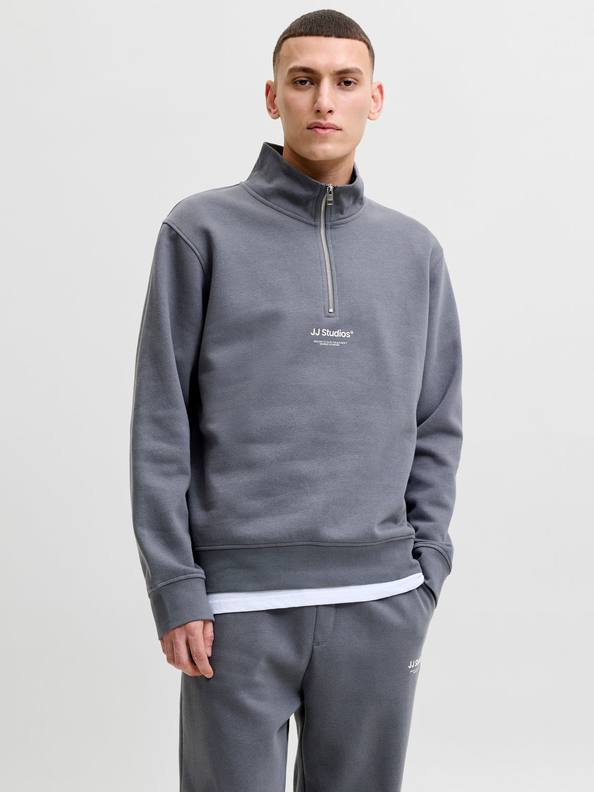 JJESOHO SWEAT QUARTER ZIP HN NOOS