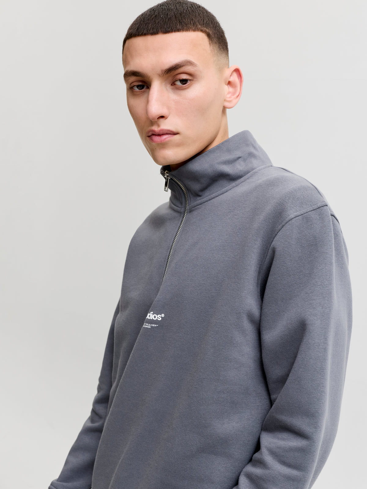 JJESOHO SWEAT QUARTER ZIP HN NOOS