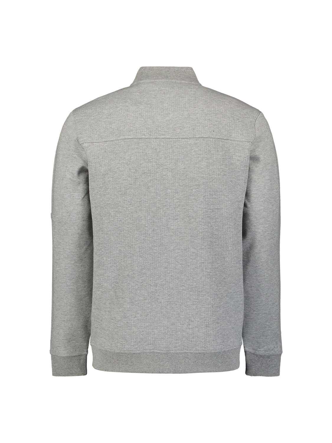 Sweater Full Zip Bomber Structure Jacquard