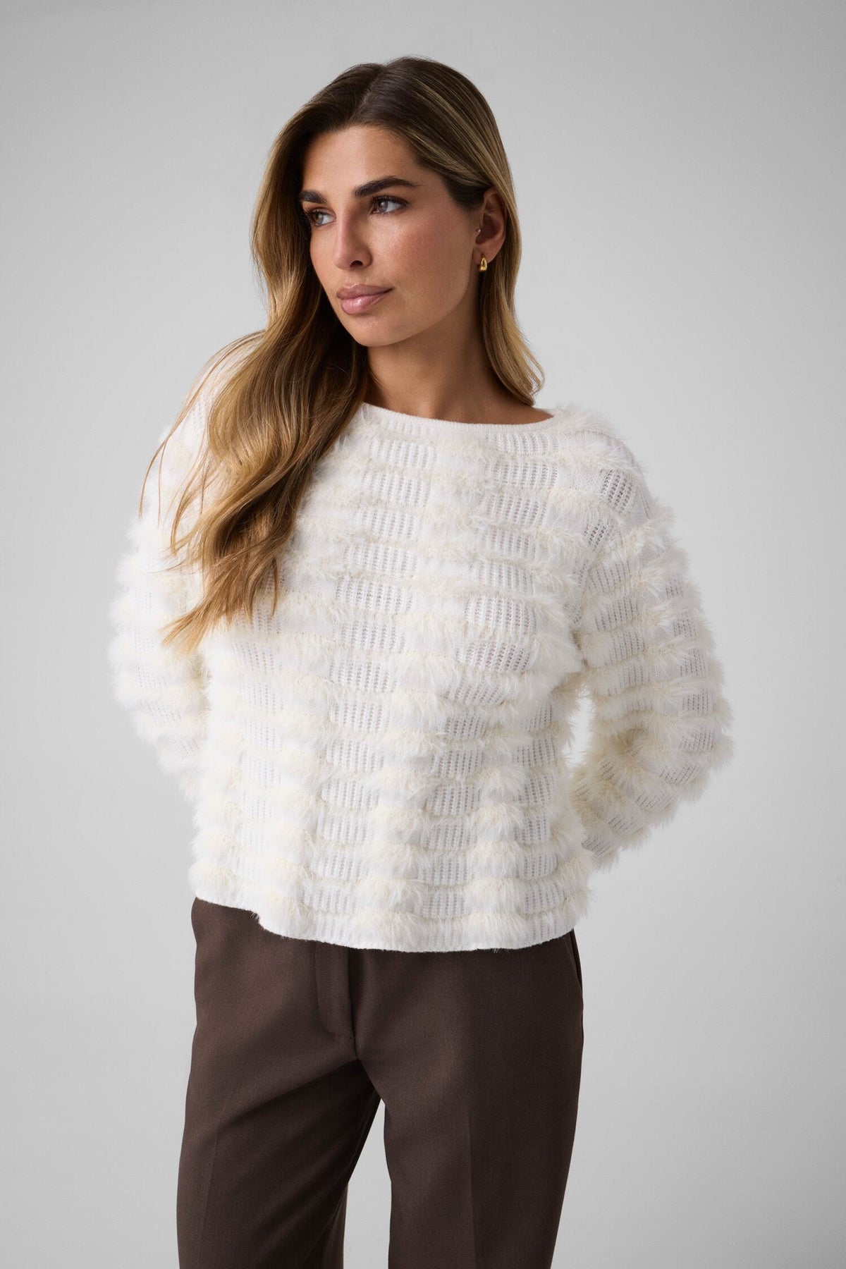 LS BN LEILANI FUZZY SWEATER