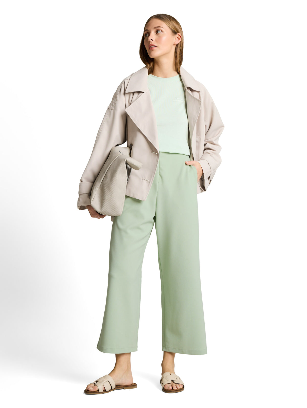 High Waist Culotte Hose
