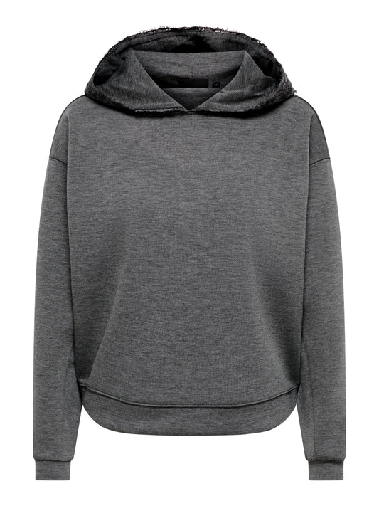 ONLFLAME L/S O-NECK HOOD LACE SWT