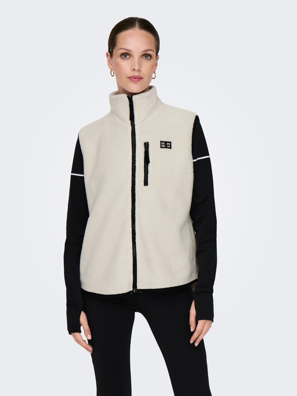 ONPMON HN FZIP TEDDY WAISTCOAT