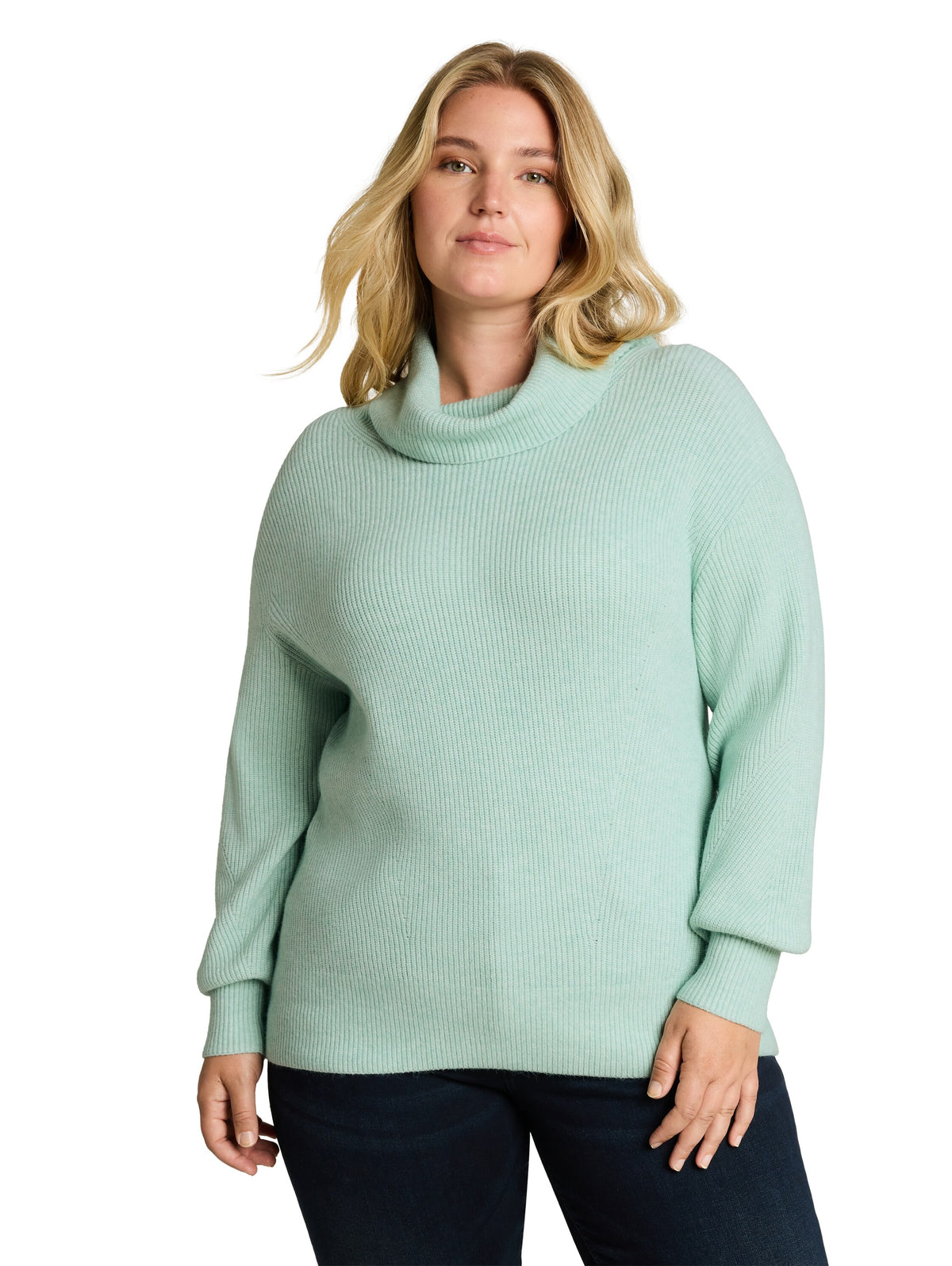 Plus Size - Oversize Rollkragenpullover