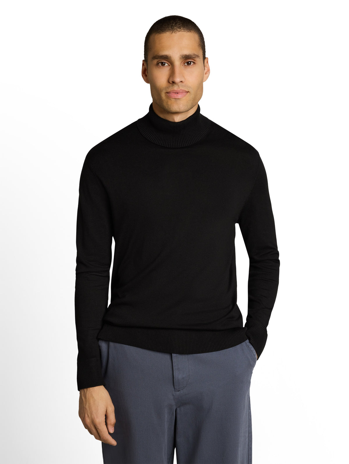 Basic Rollkragenpullover