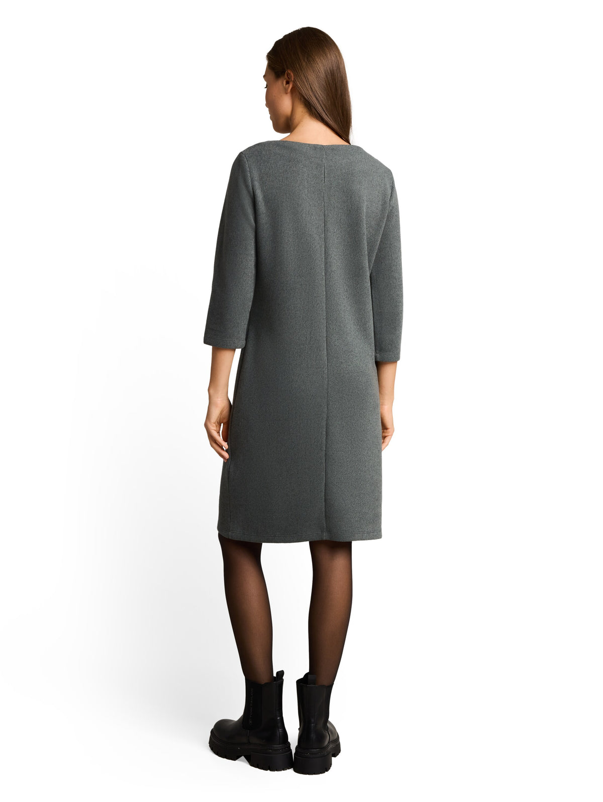 Cosy Kleid in Melange-Optik