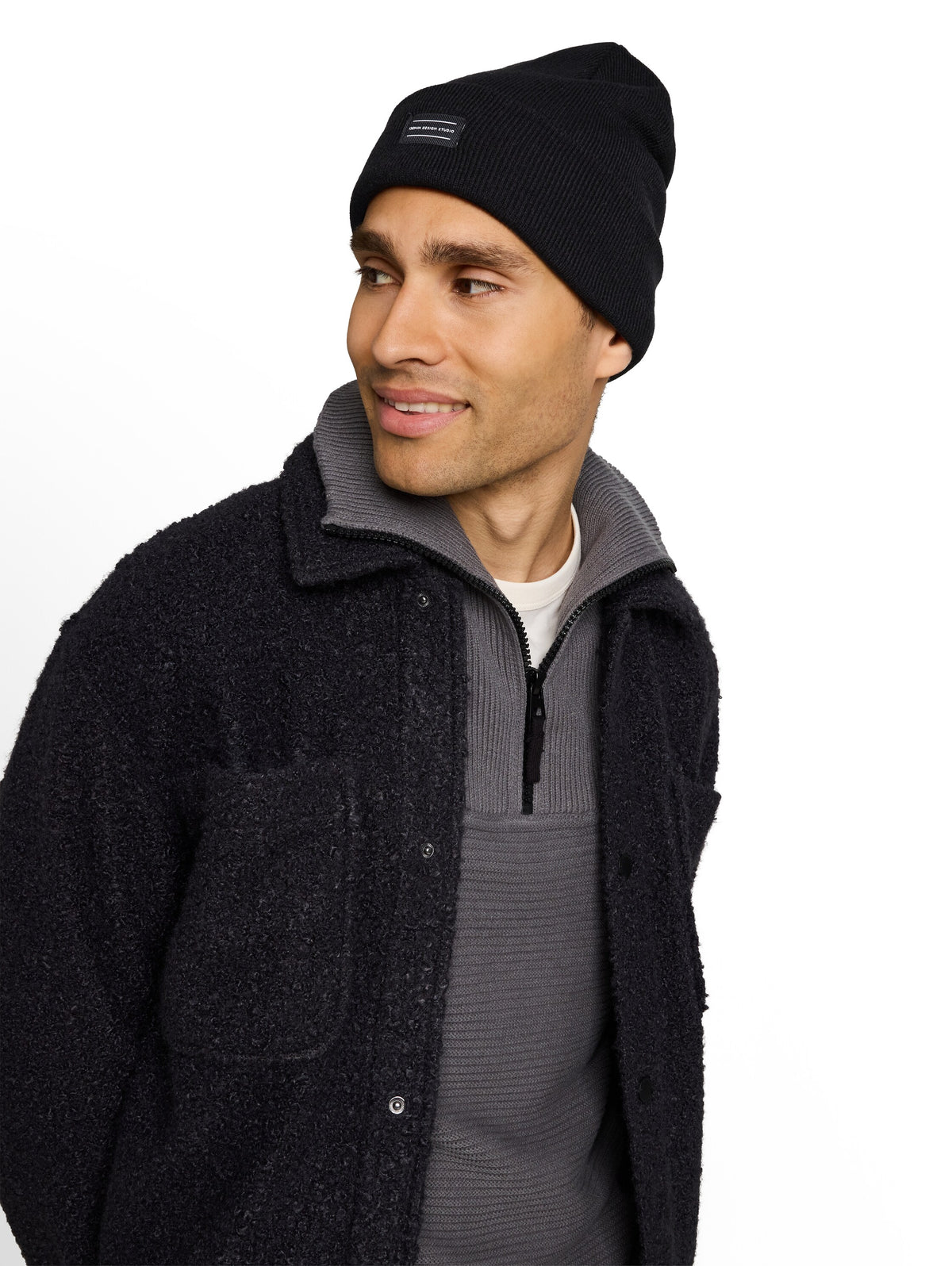 Beanie Mütze mit Logo-Badge