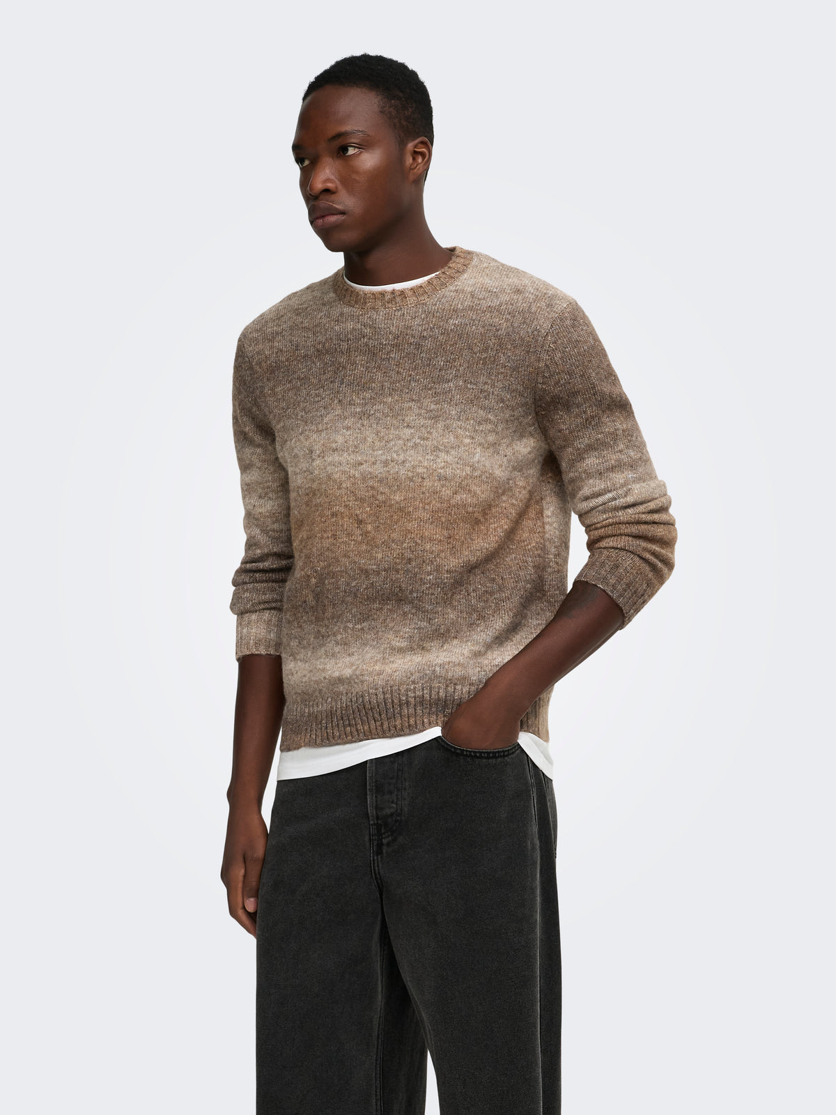 ONSMACK GRADIANT REG CREW KNIT