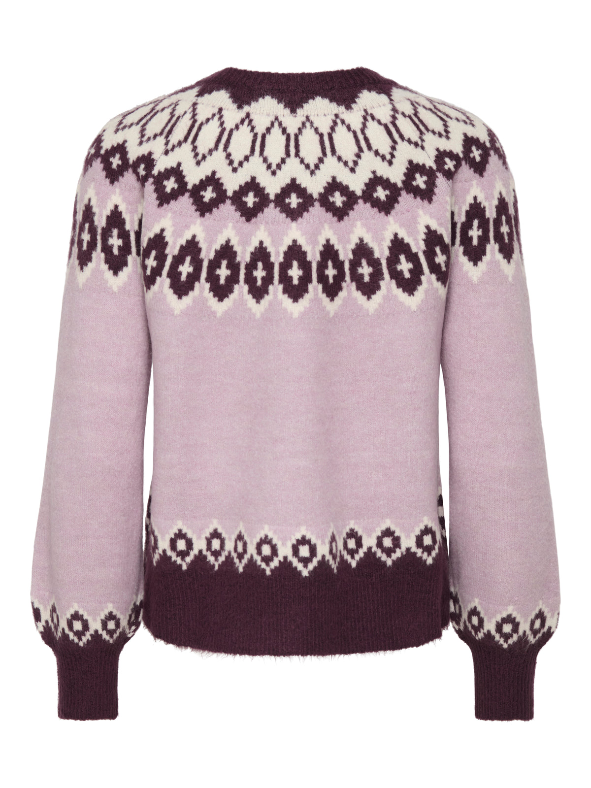 ONLRUSTY LS FAIR ISLE O-NECK BF KNT