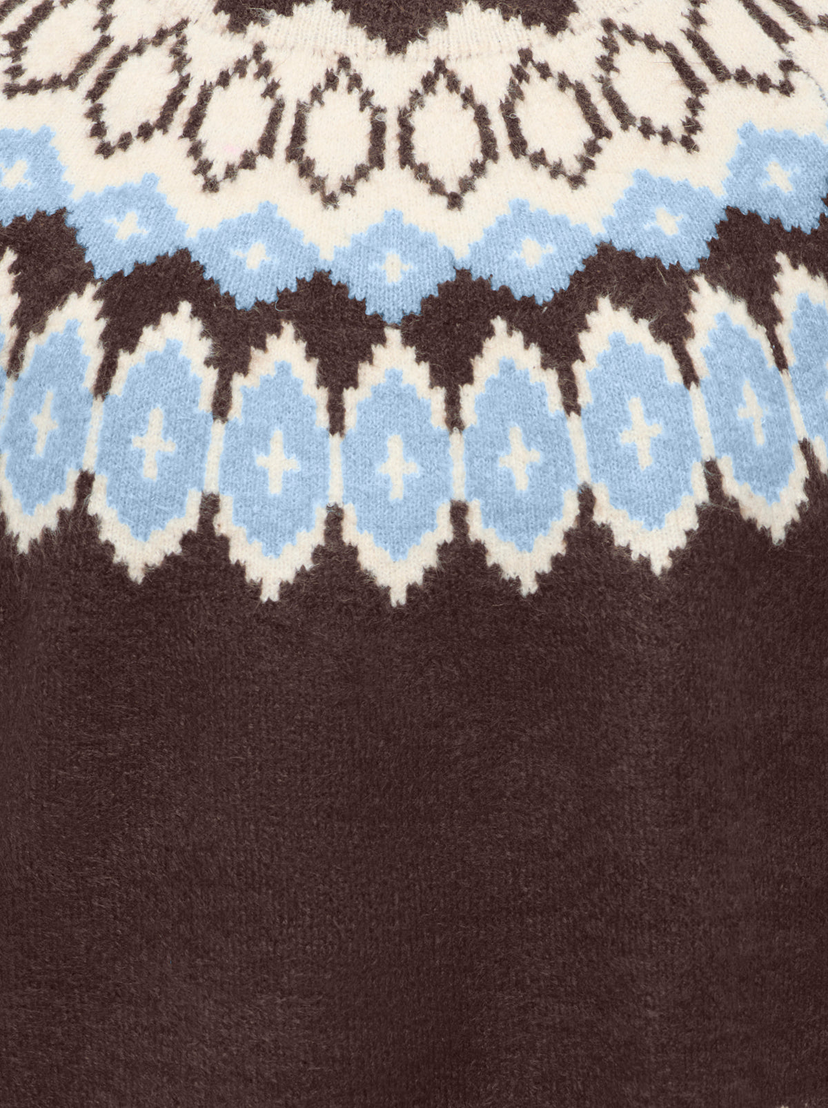 ONLRUSTY LS FAIR ISLE O-NECK BF KNT