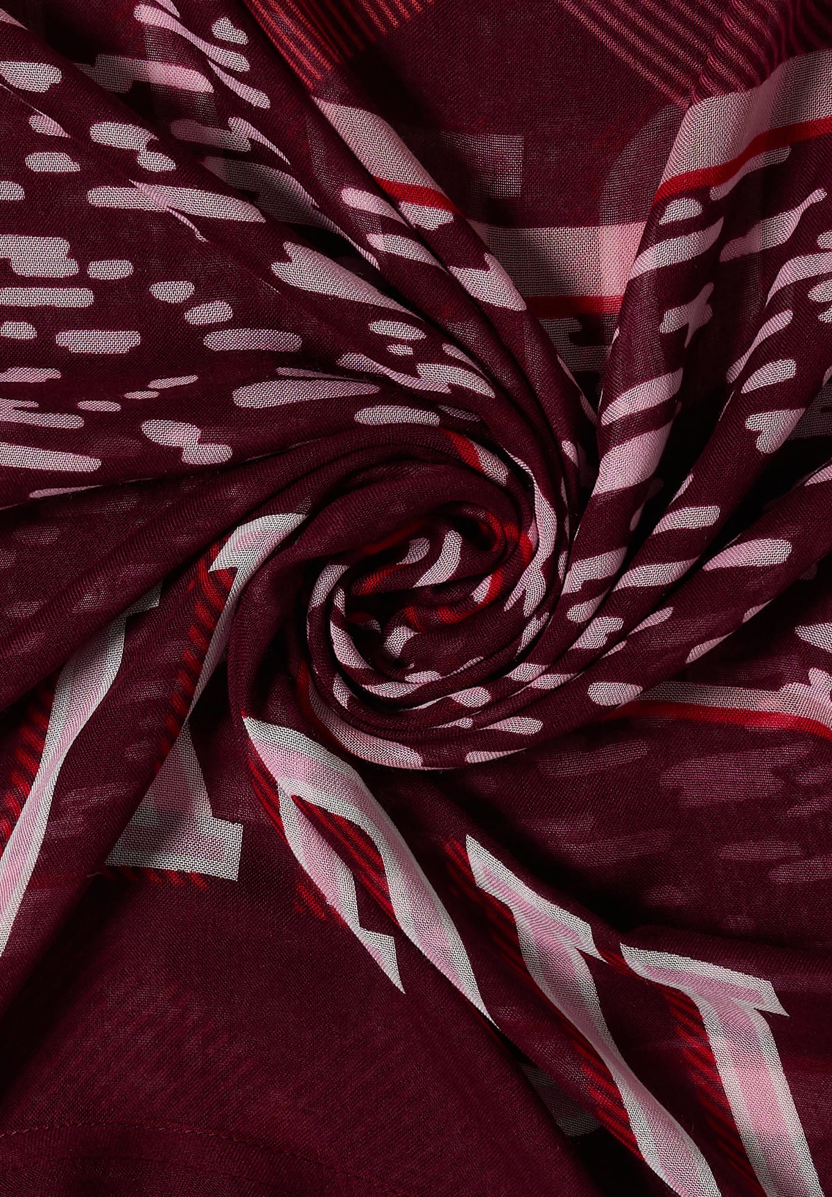 Loop-Schal mit Patchwork-Print